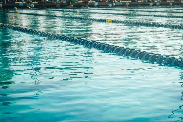 competitive swimming pool lanes